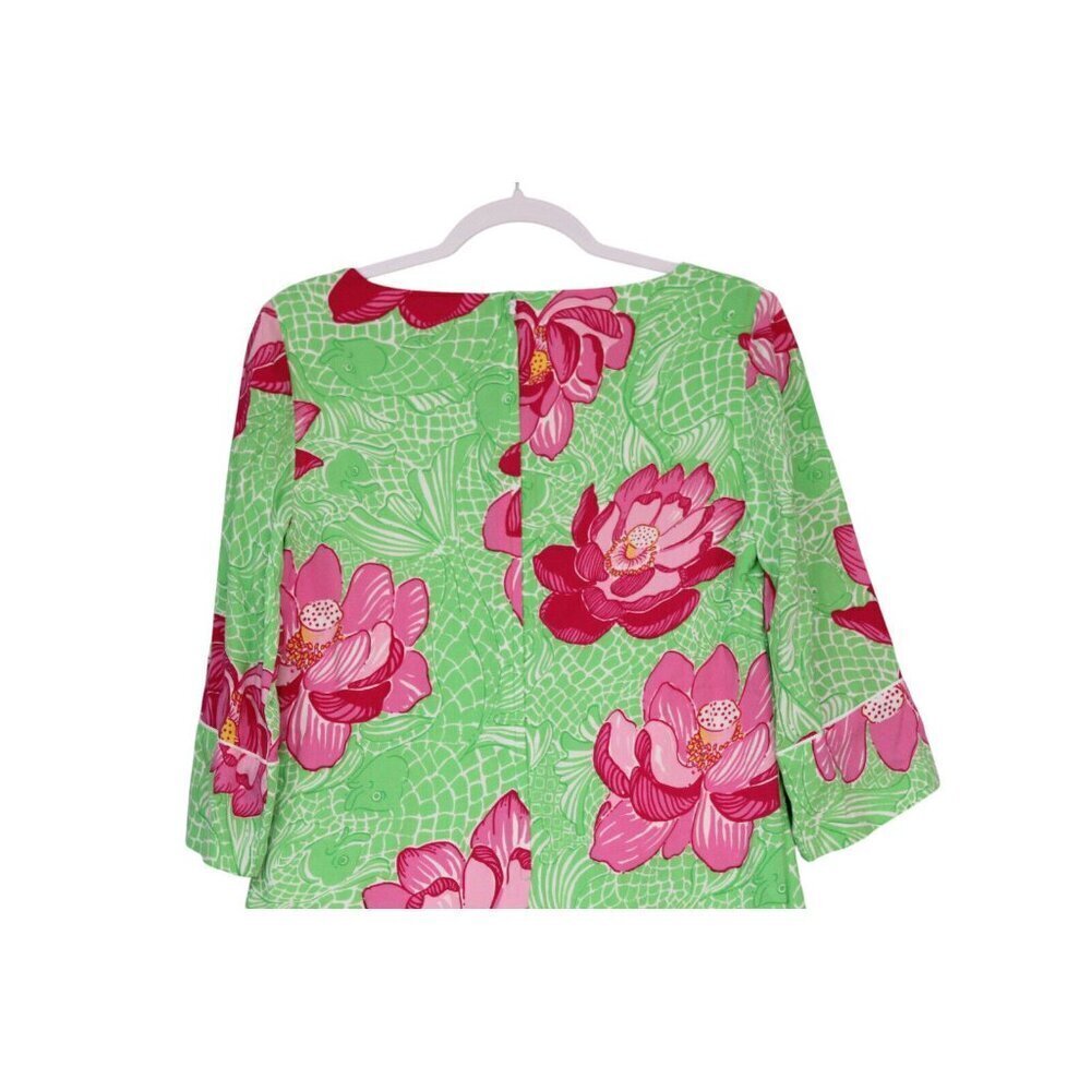 NWT Lilly Pulitzer Lyla Dress Size 6 Novelty Print Floral Resortwear Tropical - Picture 11 of 13